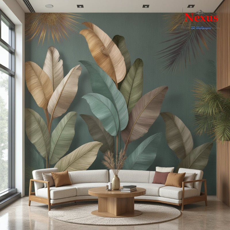 3D Wallpaper Tropical Luxe